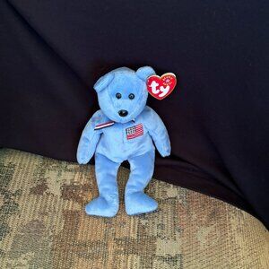 America Bear Beanie Baby